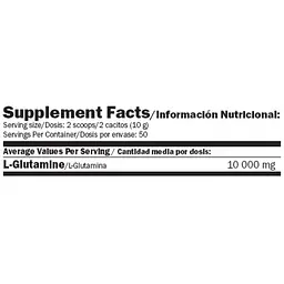 Амінокислота Amix L-Glutamine Micro Powder 1 кг - мініатюра 2