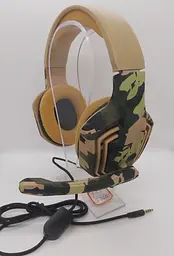 Навушники геймерські дротяні з підсвічуванням Kotion Each G9600 2.1 м Камуфляж (1978853752) - мініатюра 7