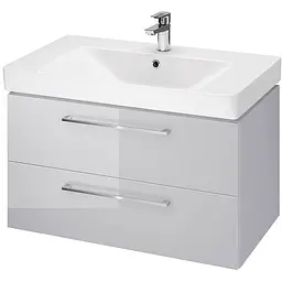 Тумба з умивальником Cersanit Lara Mille 80 сіра S801-363