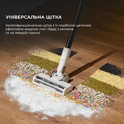 Акумуляторний пилосос Dreame Cordless Vacuum Cleaner U10 Beige - мініатюра 7