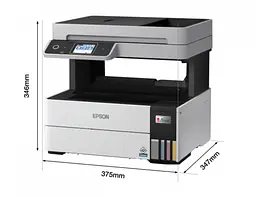 Epson БФП ink color A4 EcoTank L6490 37_23 ppm Fax ADF Duplex USB Ethernet Wi-Fi 4 inks Pigment - мініатюра 9