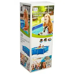 Басейн каркасний прямокутний для всієї родини Intex 220 * 150 * 60 см - мініатюра 6