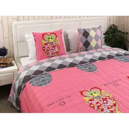 Подушка Руно декоративна "Owl Red" 50х50 см (306_Owl Red) - мініатюра 2