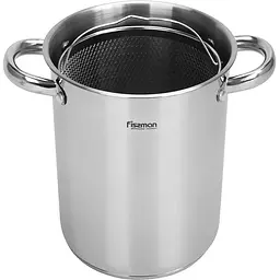 Каструля Fissman Capellini зі вставкою-пароваркою та скляною кришкою 3.5 л (5369) - мініатюра 3