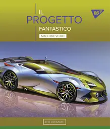Набір зошитів Yes Fantastic cars А5 в клітинку 18 аркушів 10 шт. (765181) - мініатюра 2