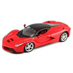 Машинка Bburago Laferrari червоний 1:24 (18-26001_red) - мініатюра 2