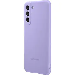 Оригінальний силіконовий чохол Silicone Cover для Samsung Galaxy S21 FE (G990) Lavender EF-PG990TVEGRU - мініатюра 4