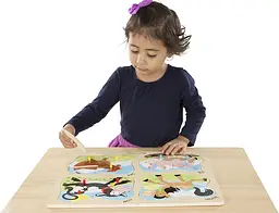Дерев'яні пазли Melissa&Doug Ферма 4-в-1 (MD9858) - мініатюра 4