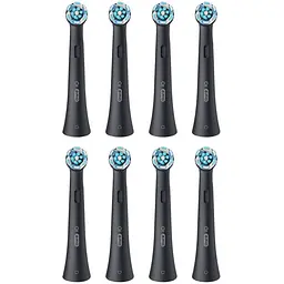 Насадка для зубної електрощітки Braun Oral-B iO RB CBF-8 Ultimate Clean Black (8 шт) - мініатюра 2