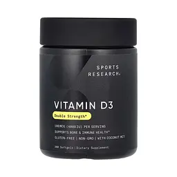 Вітамін D3 Sport Research 4000 IU - 360 софтгелів