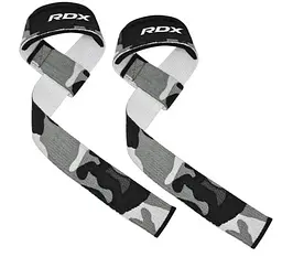 Лямки для тяги RDX W1 Gym Single Strap Camo Gray Plus (WAN-W1CG+) - мініатюра 2