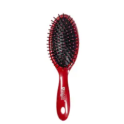 Щітка для волосся масажний овальний Salon Professional Бордова