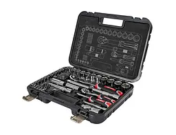 Набір головок торцевих 1/4″ та 1/2″ 73 предмети Vitals Master