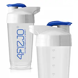 Шейкер спортивний 4FIZJO Ultra 700 мл White/Blue (P-5905973407076) - мініатюра 8