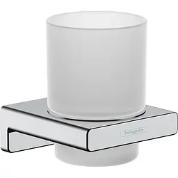 Склянка підвісна Hansgrohe AddStoris Chrome/скло 41749000 хром