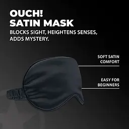 Маска на очі Ouch! Satin Blindfold - мініатюра 2