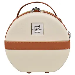Бьюті-кейс Semi Line 5L Ecru/Brown (T5670-1), Бежевий - мініатюра 4