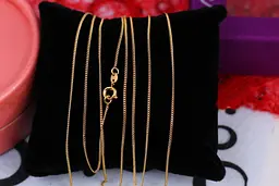 Ланцюг Xuping Jewelry панцирний 45 см 1 мм золотистий