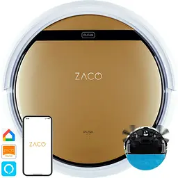 Робот-пилосос Zaco V5X Bronze Brown - мініатюра 4