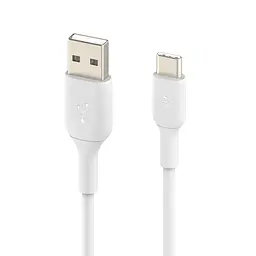 Кабель Belkin USB-A > USB-C заряджання/синхронізації 1м, 15Вт, Type-C, PVC, білий teh0013670 - мініатюра 3