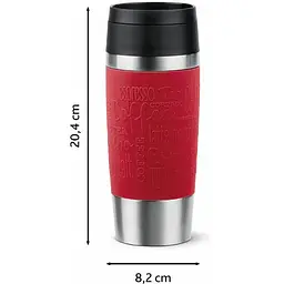 Термочашка Tefal Travel Mug Classic 360 мл червона (N2020410) - мініатюра 4