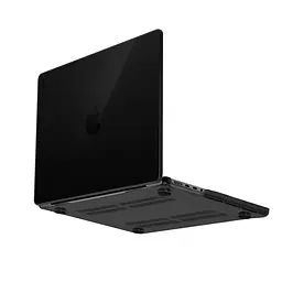 Чохол-накладка для MacBook Pro 14 M5-M1/M5 Pro-M2 Pro/M5 Max-M2 Max, чорний, Crystal, полікарбонат (PC), захисний, прозорий, захист від подряпин і пошкоджень, вентиляція, доступ до портів, протиковзкі ніжки, для макбука, ArmorStandart (ARM79447) - мініатюра 5