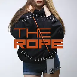 Універсальний ремінець-шнурок для смартфона, Rope, black tangerine, нейлоновий, міцний, регульований по довжині, з тримачем для чохлів з вирізом для зарядки, кросбоді, підходить для носіння на шиї та через плече, ArmorStandart (ARM76094) - мініатюра 3