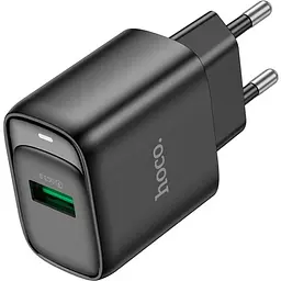 Зарядний пристрій HOCO C140A Smart USB QC3.0 Black (6942007627788)