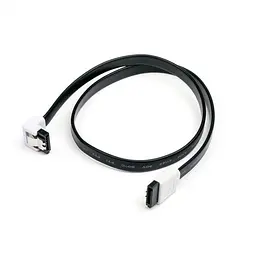 Кабель передачі даних Atcom (AT17126) SATA-DATA 3.0, із застібкою, 50 см, чорний