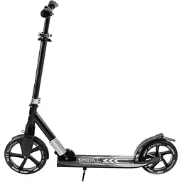 Самокат алюмінієвий Best Scooter ЦБ-00250418 чорно-білий - мініатюра 4