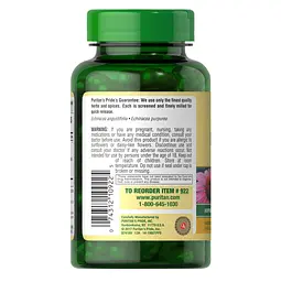 Натуральна добавка Puritan's Pride Echinacea Complex 100 капсул - мініатюра 3