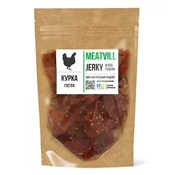Джерки Meatvill курка гостра крафт 100г - мініатюра 1
