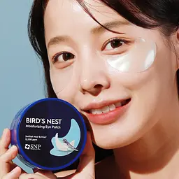 Патчі під очі SNP Bird's Nest Motisturizing Eye Patch з ластівчиним гніздом 60 шт. - мініатюра 3