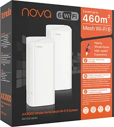 Tenda Система WiFi-Mesh MX12 NOVA AX3000, 2мод - мініатюра 7