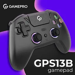 Геймпад GamePro GPS13B BT 5.3/USB/PC/iOS/Android/PS3/PS4 RGB Black (GPS13B) UA - мініатюра 4