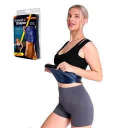 Жіноча термомайка Sweat Shaper з ефектом сауни XL/XXL, чорна - мініатюра 2