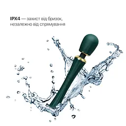 Вібромасажер з насадками Zalo - Kyro Wand Turquoise Green - мініатюра 5
