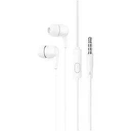 Дротові навушники Hoco M97, 3.5mm, 1.2m, Білий