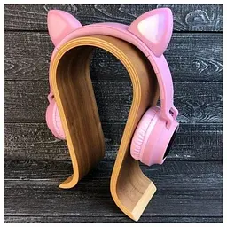 Навушники Hoco W27 CAT EAR Wireless headphones рожеві 6931474718464 - мініатюра 3