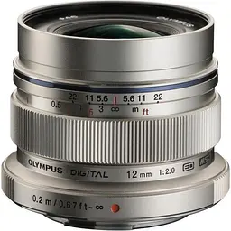 Об'єктив Olympus ED 12mm f/2.0 Silver (V311020SE000)