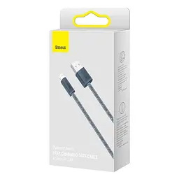 Кабель Baseus Dynamic Series Fast Charging Data Cable USB to iP 2.4 A 2 m Grey (CALD000516) - мініатюра 10