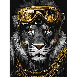 Картина за номерами Сила стилю KHO6669 з металізованими фарбами, 30х40 см