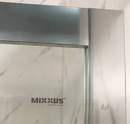 Душова кабіна без піддону Mixxus Premium Quadro SC01-90x90x195-Tr прозоре скло 6мм chrome MI8290, Хром, прозорий, хром - мініатюра 5