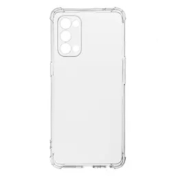 Прозрачный чехол для OPPO Reno 5 с защитой камеры и усиленными бортами, тонкий, силиконовый, бесцветный, ударопрочный, противоударный бампер с закрытой камерой, ArmorStandart (ARM58575)