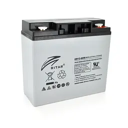 Акумуляторна батарея Ritar HR1288W AGM 12V 22Ah Gray Case
