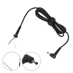 DC кабель живлення для БЖ LENOVO 45W 4.0x1.7мм 2 дроти (2x1мм) довжина 140см L-подібний штекер (від БЖ до ноутбуку)