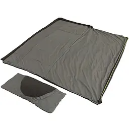 Спальний мішок Outwell Contour Reversible/+2°C Midnight Black Right (230382) - мініатюра 3