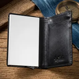 Чоловіча кредитниця Tony Perotti Nevada 3758 nero (90599) Чорна - мініатюра 5