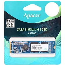 Накопичувач SSD Apacer m.2 sata 120Gb AST280 (AP120GAST280-1) - мініатюра 3