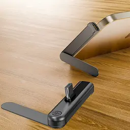 Переходник USB Type-C на Type-C со складывающейся подставкой black - миниатюра 2